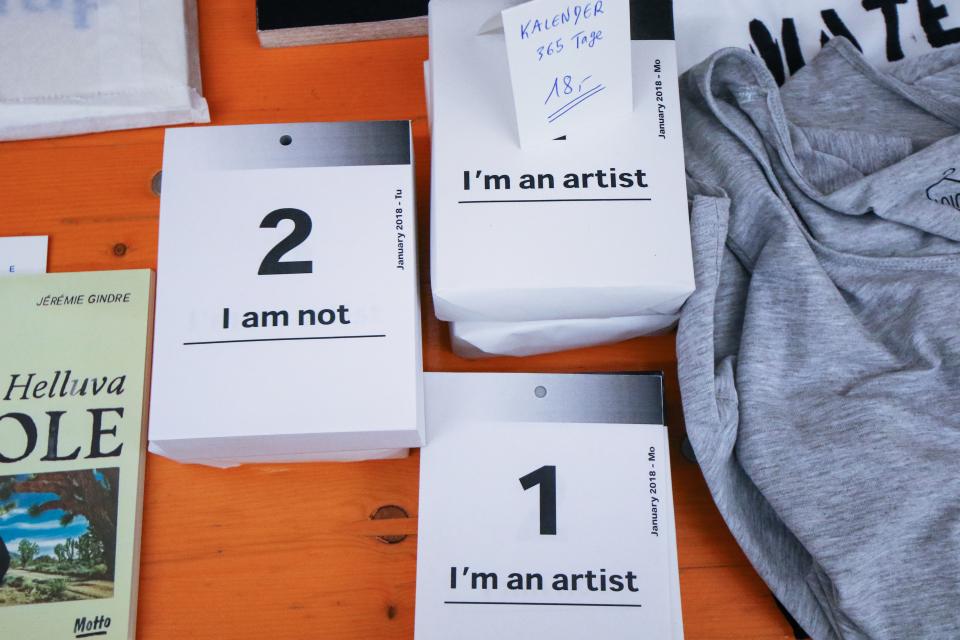 Publications on a table